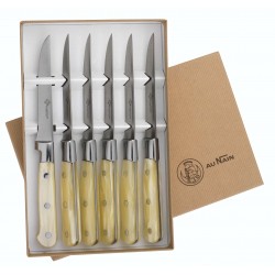 Coffret 6 couteaux steak...