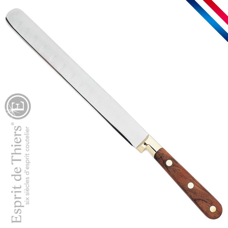 Couteau à jambon alvéolé - Lame inox - 25 cm