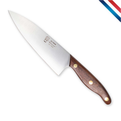 Couteau éminceur 25 cm inox bois compressé unie Grand Chef Deglon - ECOTEL  LA ROCHELLE