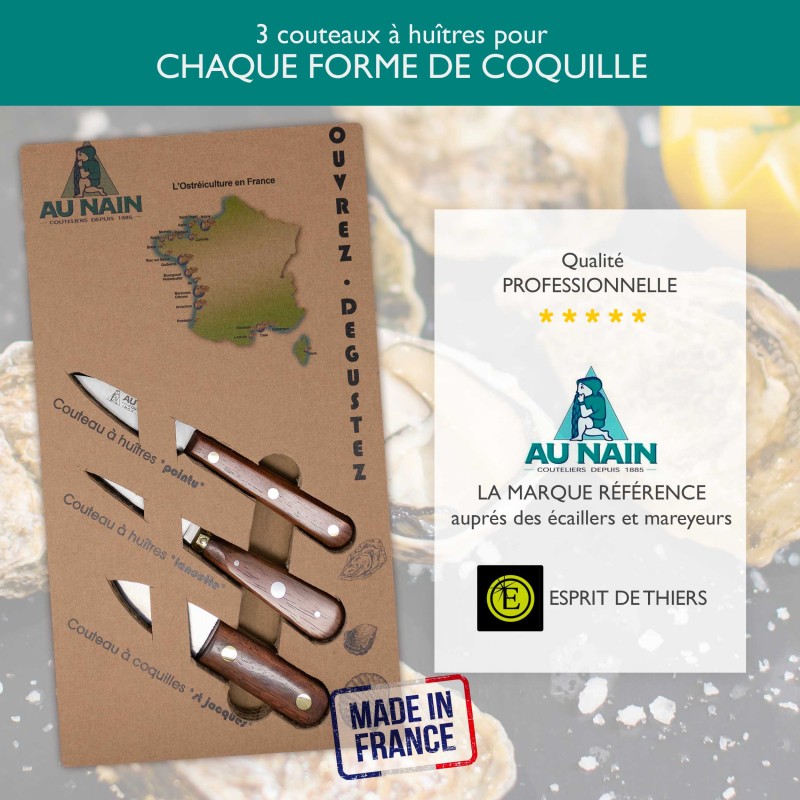 Couteau à huître crapaud DEGLON - Culinarion